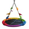 2Kids Toys Stork's nest swing with flags coloured